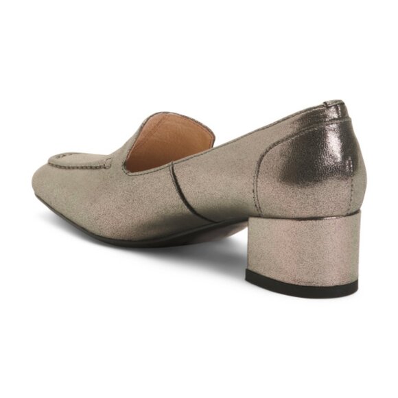 GINI & ALBERT Leather Janney Loafer Pumps - Picture 2 of 2